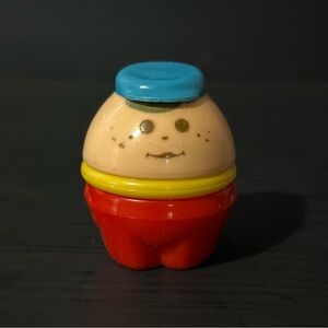 Kids Roly-Poly Play Figure in Blue, Red, Yellow, Cream